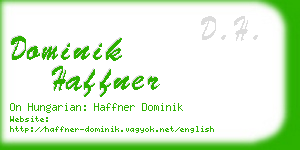 dominik haffner business card